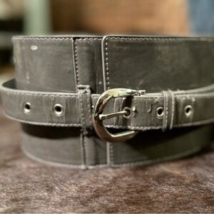 Vintage Italian Wide Waist Belt – Florence